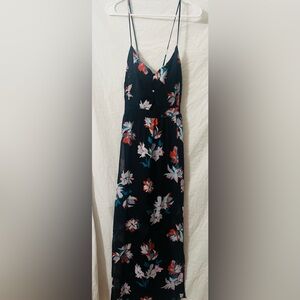 Candie's Black Floral Maxi Dress